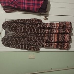 Old Navy Long Sleeve Midi Dress Size Large